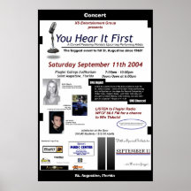 You Hear It First Concert Poster