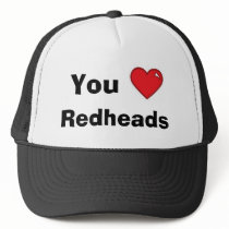 You Heart Redheads -- Mesh Hat by cdefiores You Heart Redheads -- Mesh Hat