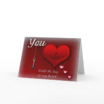 You hold the key to my heart cards by InkCharmer You hold the key to my heart cards