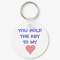 You Hold The Key To My Heart - keychain by Horseshoes3 You Hold The Key To My Heart - keychain