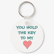 You Hold The Key To My Heart - keychain by Horseshoes3 You Hold The Key To My Heart - keychain