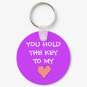 You Hold The Key To My Heart - keychain by Horseshoes3 You Hold The Key To My Heart - keychain