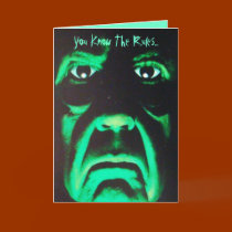 "You Know The Rules..." Halloween Card cards