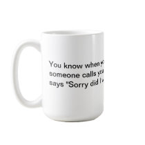 you know when you're getting old - mug
