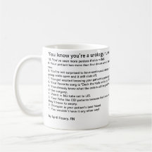 You know you’re a urology nurse when… mugs