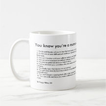 You know you're a nurse when... coffee mugs