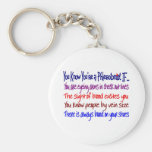 You Know You're a Phlebotomist IF... Key Chain