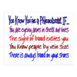 You Know You're a Phlebotomist IF... Post Cards