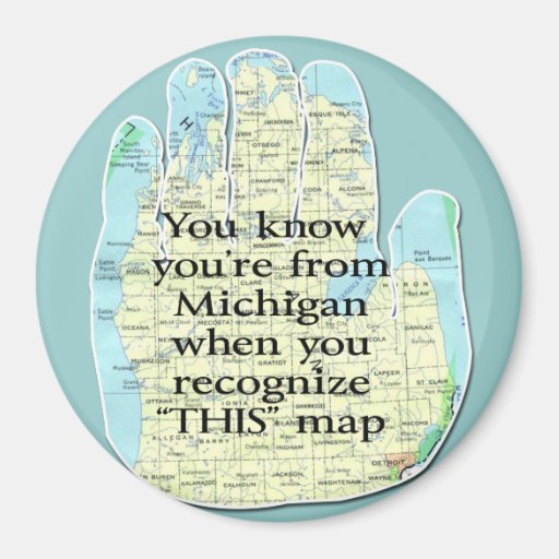 You Know You're From Michigan When Magnets