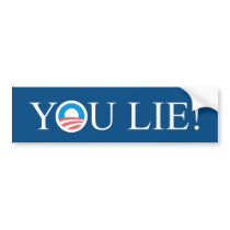 YOU LIE! BUMPER STICKERS