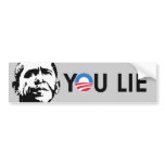 You Lie Bumper Sticker bumper stickers
