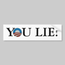 You Lie! Bumper Sticker bumper stickers