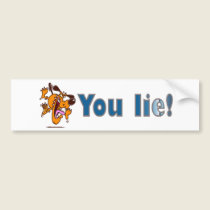 You lie! bumper stickers