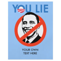 You Lie bumper sticker blue flyers by antiobama You Lie bumper sticker blue flyers