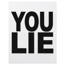 You Lie flyers