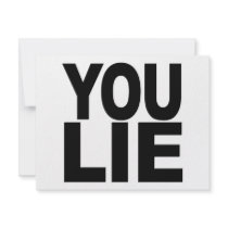 You Lie invitations