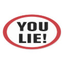 You Lie Sticker sticker