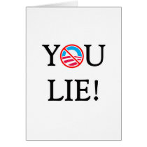 You Lie T Shirt Greeting Card
