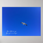 You Lift Me Up Inspirational Print
