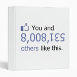 You Like This Boobies Thumbs Up Vinyl Binders