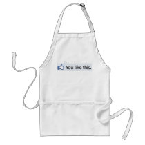you like this Facebook thumbs up Aprons