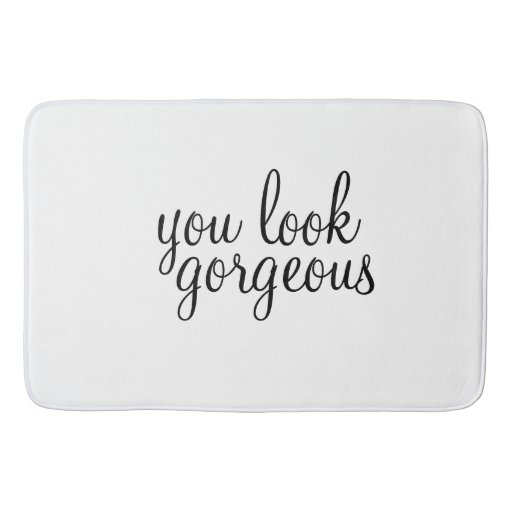 'You Look Large Bath Mat Bath Mats Zazzle