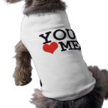 You love me pet clothes