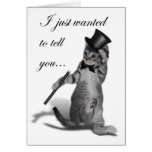 You make me feel like Dancing! Tap Dancing Cat Greeting Card