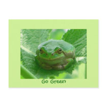 You make me smile - frog card - Customized postcards by Rainmountain You make me smile - frog card - Customized postcards