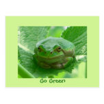 You make me smile - frog card - Customized Postcards
