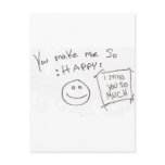 You make me So :HAPPY: i miss you so much Postcard
