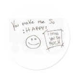 You make me So :HAPPY: i miss you so much Sticker