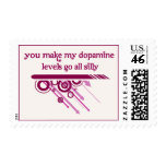 You make my dopamine levels go all silly postage