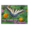 You make my heart flutter. cards by cherylasmith You make my heart flutter. cards