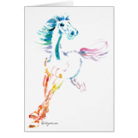 You Make My Heart Gallop- Rainbow Romping Horse