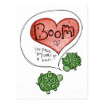 you make my heart post cards