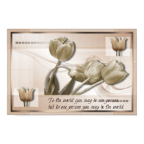 You May Be the World Poster posters by touchministry You May Be the World Poster posters