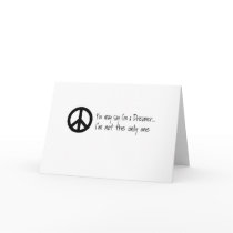 You May Say I'm a Dreamer cards