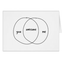 You Me Awesome Venn Diagram cards