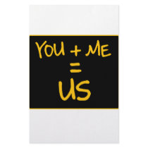 You + Me Customized Stationery