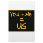 You + Me stationery