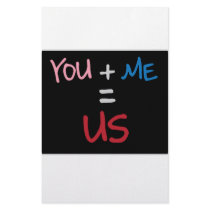 You + Me Custom Stationery
