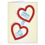 You&Me Valentine Card cards