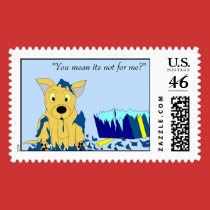 "You mean its not for me?" Puppy Postage postage