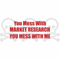 You Mess With Market Research You Mess With Me photo sculptures