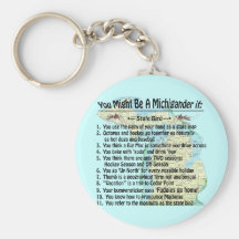 You Might Be A Michigander If: Key Chain