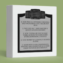 You Might Be An MMO Addict Warning List binders