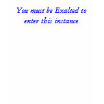 You must be Exalted to enter this instance t-shirts
