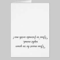 you must be in your right mind cards