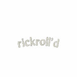 You Only Rickroll The Ones You Love Embroidered Hooded Sweatshirt